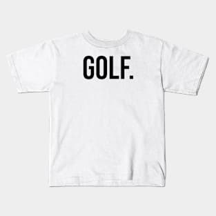 Golf. Kids T-Shirt